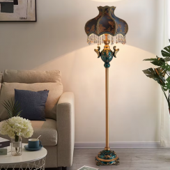 Resin Decorative Antique Floor Lamp