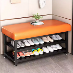 2 Pks Doorstep Seatable Shoe Changing Stool